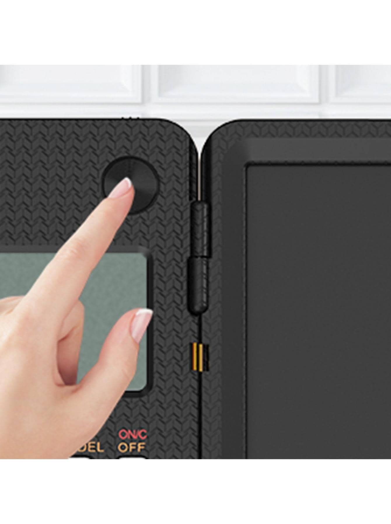 Calcolatrice scientifica professionale portatile con 417 funzioni, display LCD, blocco note, alimentata a energia solare, pieghevole, per studenti e forniture scolastiche