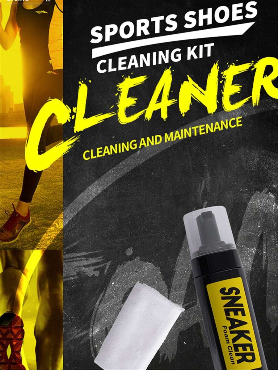 Kit Per La Pulizia Delle Scarpe Da Ginnastica, Pulisci Scarpe In Schiuma Senza Acqua 5.3 Oz Con Spazzola Per Scarpe E Panno Per Scarpe, Funziona Su Scarpe Bianche, Stivali