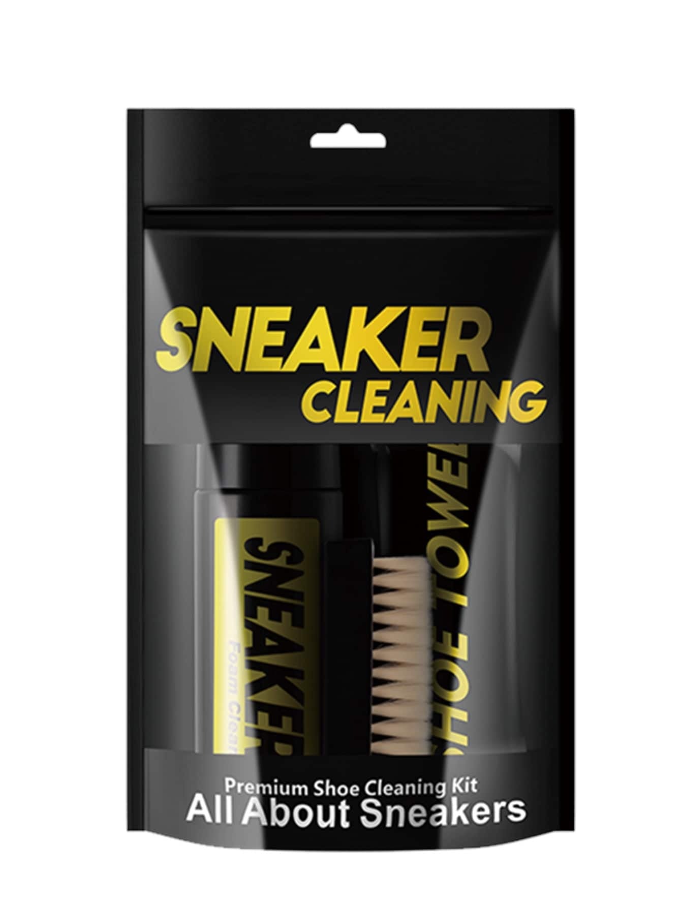 Kit Per La Pulizia Delle Scarpe Da Ginnastica, Pulisci Scarpe In Schiuma Senza Acqua 5.3 Oz Con Spazzola Per Scarpe E Panno Per Scarpe, Funziona Su Scarpe Bianche, Stivali