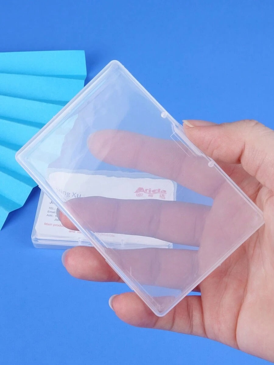 Pezzo trasparente rettangolare PP Scatola per Carta stoccaggio O imballaggio , componente stoccaggio