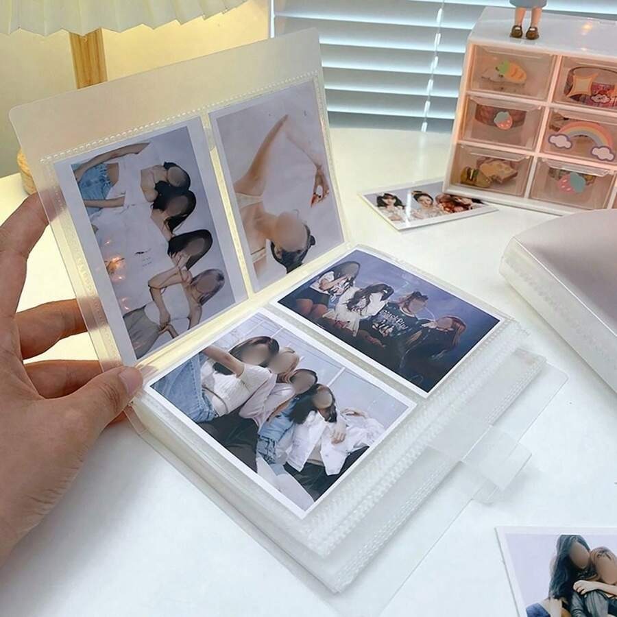 Slot Album Fotografico Trasparente Idol Portatessera Idol Star Card Raccogliere Libri Album Fotografici Creativi Porta Carte Con Foto