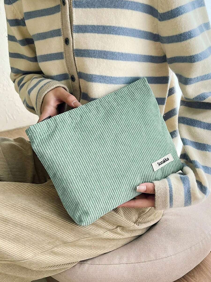 Borsa trucco con cerniera (senza ciondolo a forma di pollo), decorazione per camera da letto, bagno, soggiorno, scrivania, accessori da viaggio