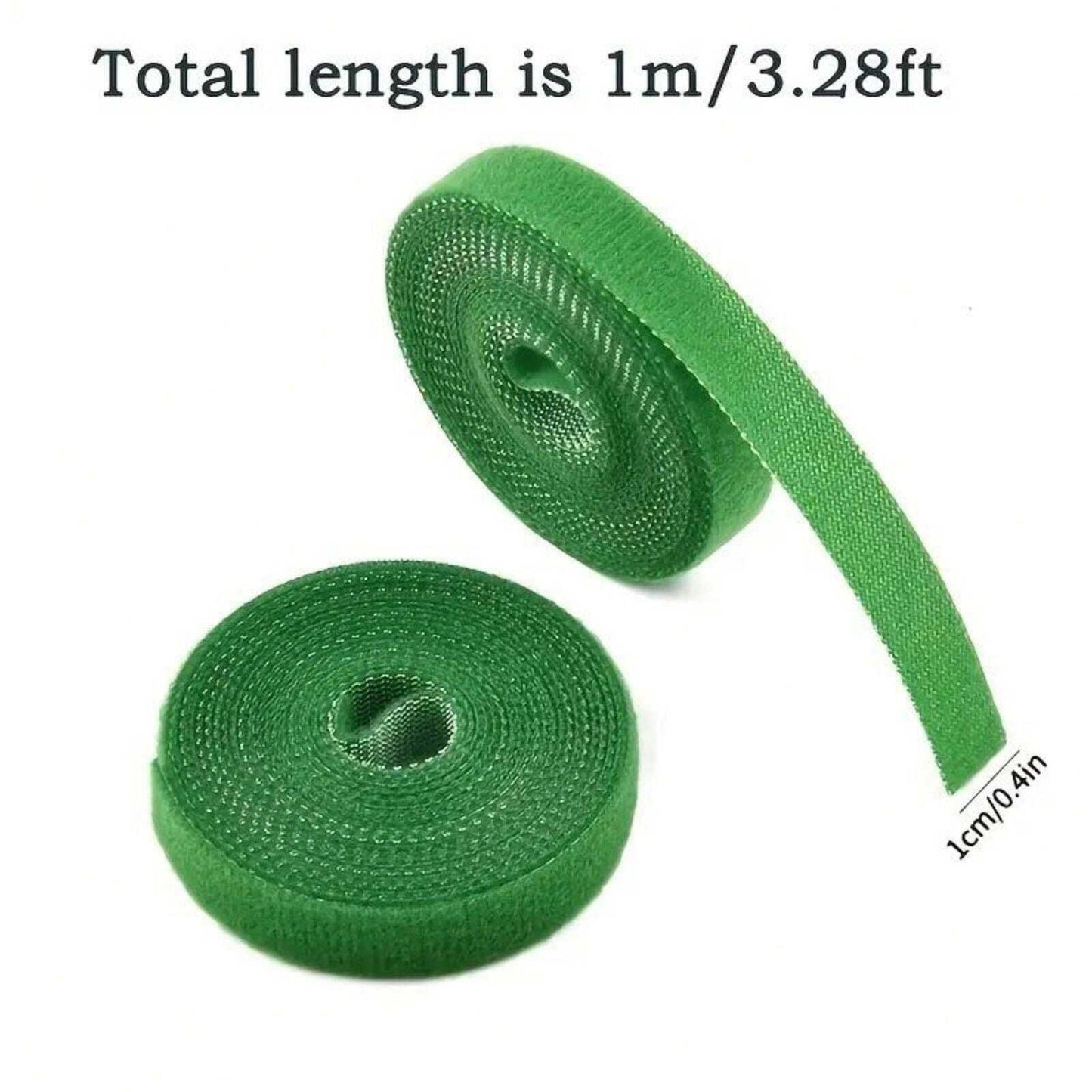 Piccolo gancio da giardino con chiusura a strappo, nastro con gancio e passante per fissare piante e rami d'albero, cintura per rami d'albero, accessori per fiori e piante da giardino, forniture per giardinaggio