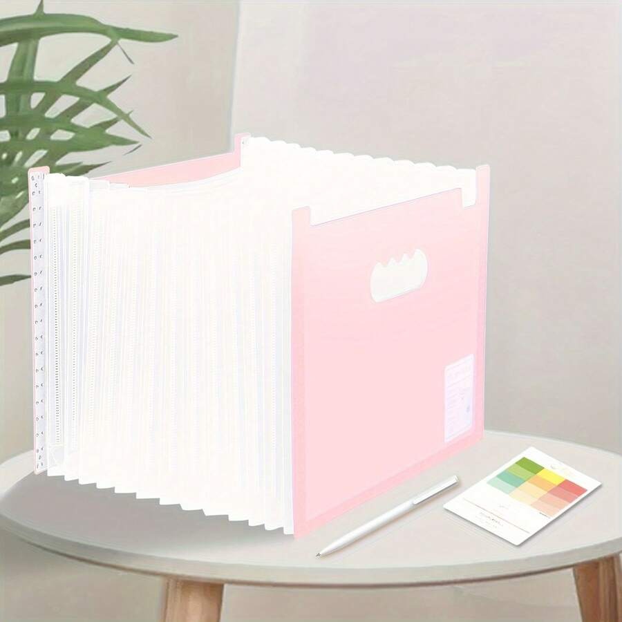 Cartella formato A4, Cartella espandibile a 13 scomparti, grande capacità, organizer trasparente per documenti, fatture e ricevute, ideale per ufficio, materiale scolastico e uso domestico, back to school