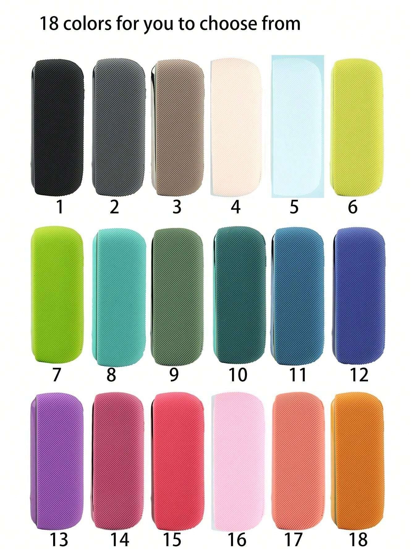 1 pezzo Accessori decorativi in silicone di vari colori per custodia IQOS ILUMA, accessori per sigarette elettroniche, non per 3.0duo, confezione regalo