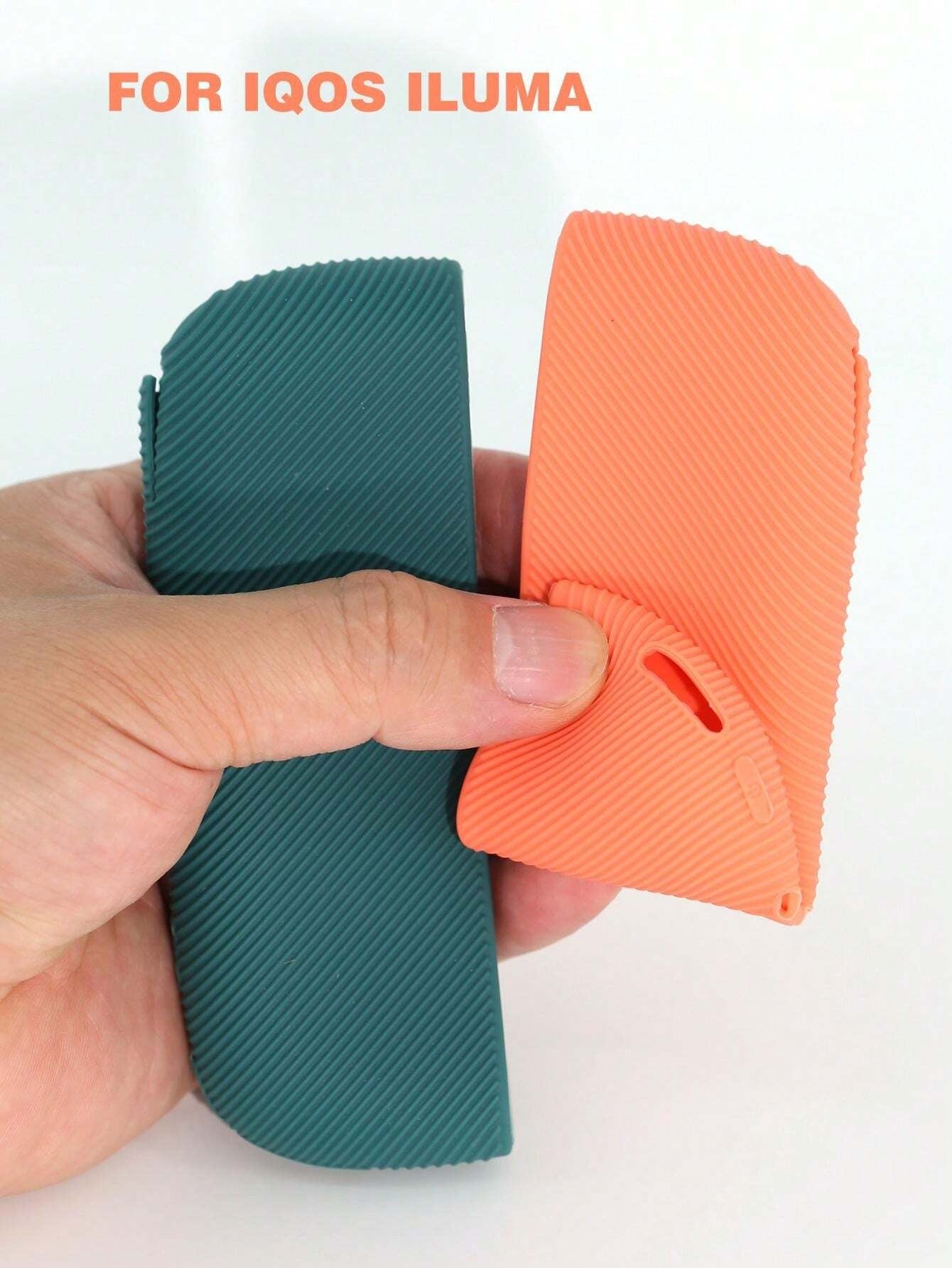 1 pezzo Accessori decorativi in silicone di vari colori per custodia IQOS ILUMA, accessori per sigarette elettroniche, non per 3.0duo, confezione regalo