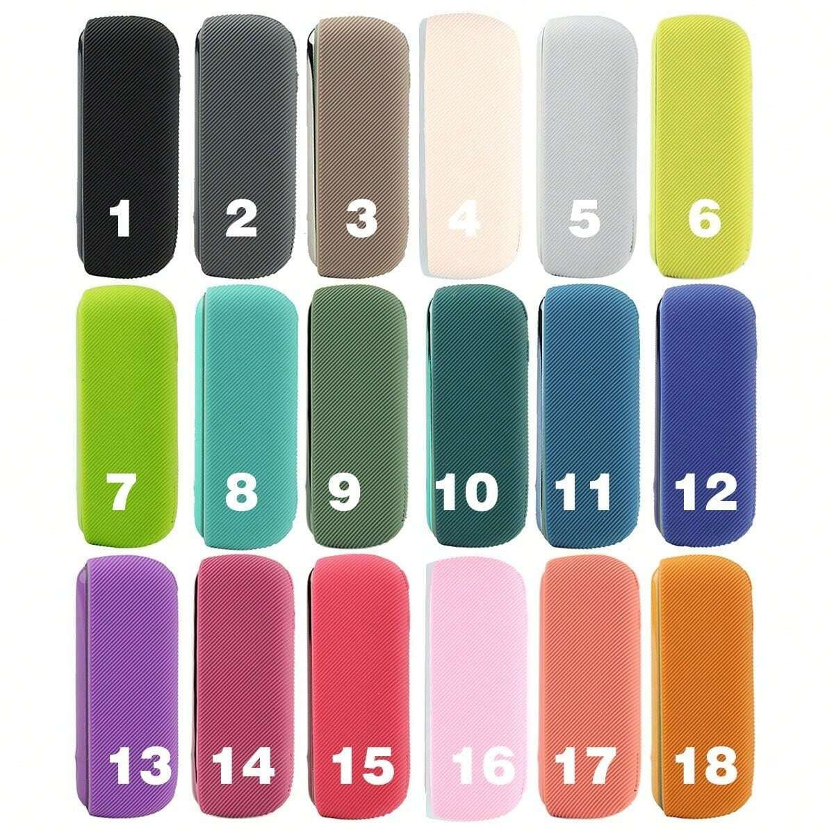 1 pezzo Accessori decorativi in silicone di vari colori per custodia IQOS ILUMA, accessori per sigarette elettroniche, non per 3.0duo, confezione regalo