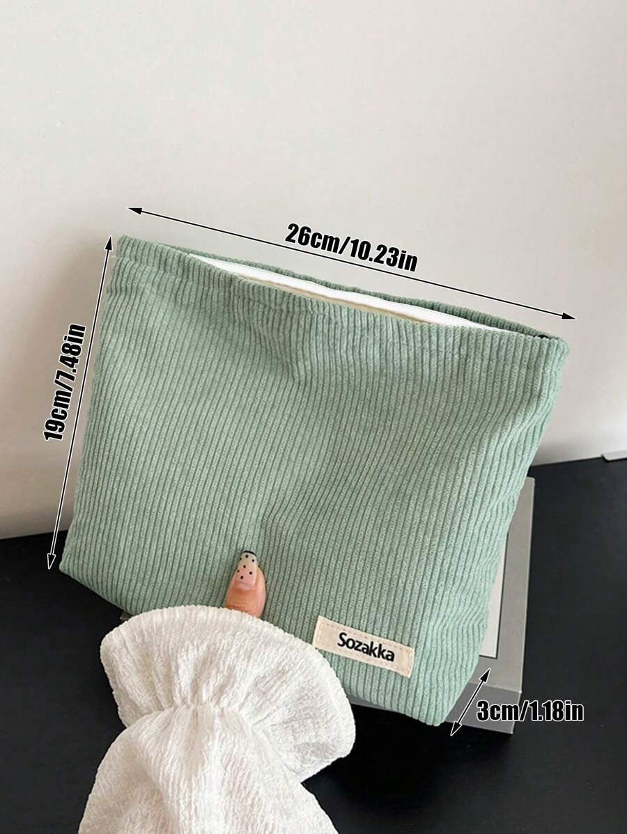 Borsa trucco con cerniera (senza ciondolo a forma di pollo), decorazione per camera da letto, bagno, soggiorno, scrivania, accessori da viaggio