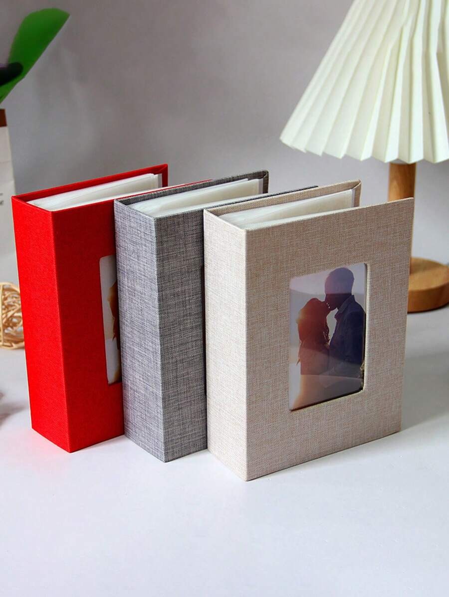 album di inserti di 100 pagine da 6 pollici con superficie in tessuto, per il ritorno a scuola, forniture scolastiche