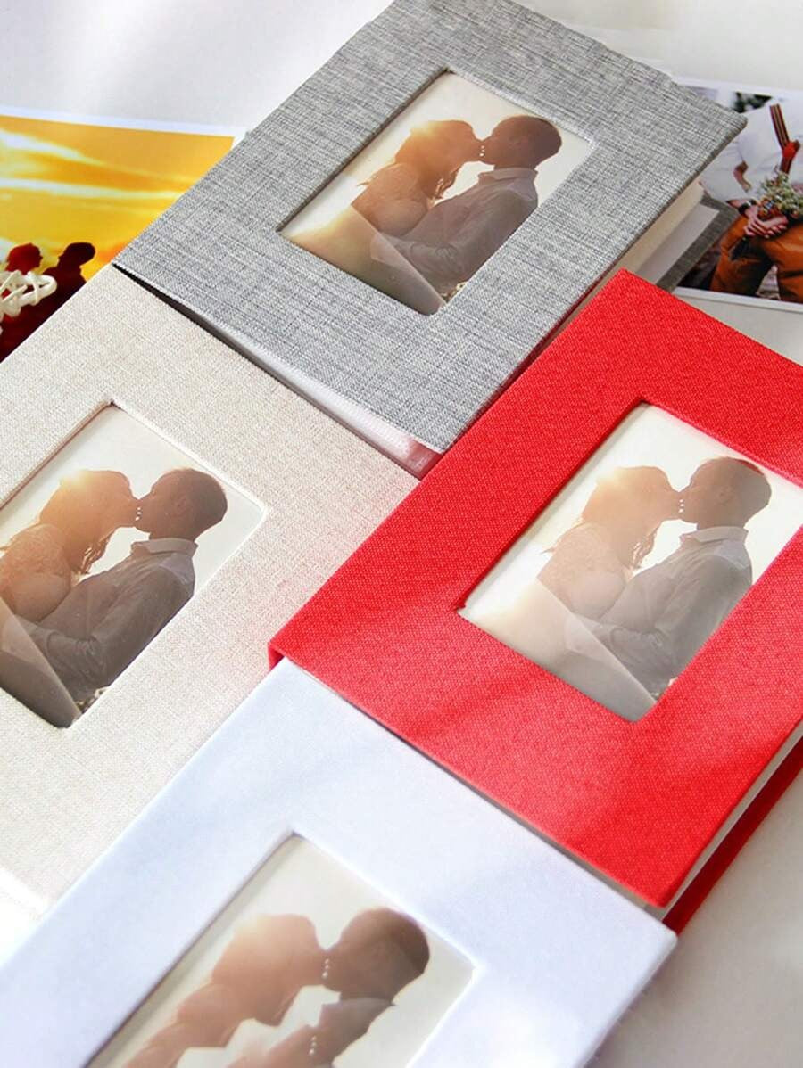 album di inserti di 100 pagine da 6 pollici con superficie in tessuto, per il ritorno a scuola, forniture scolastiche