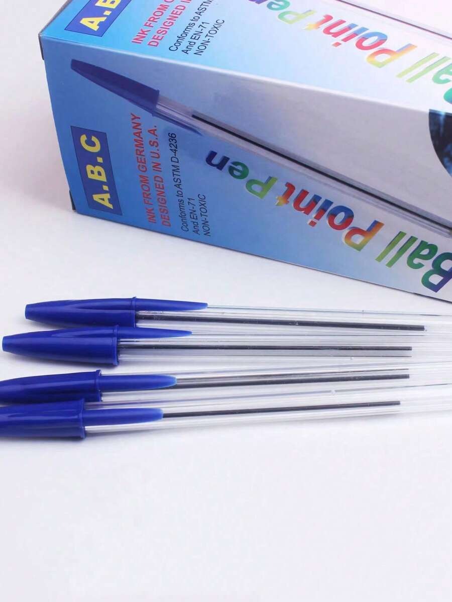 Penne a sfera rosso, nero, blu, penne a sfera a olio per forniture da ufficio, articoli di cartoleria per studenti