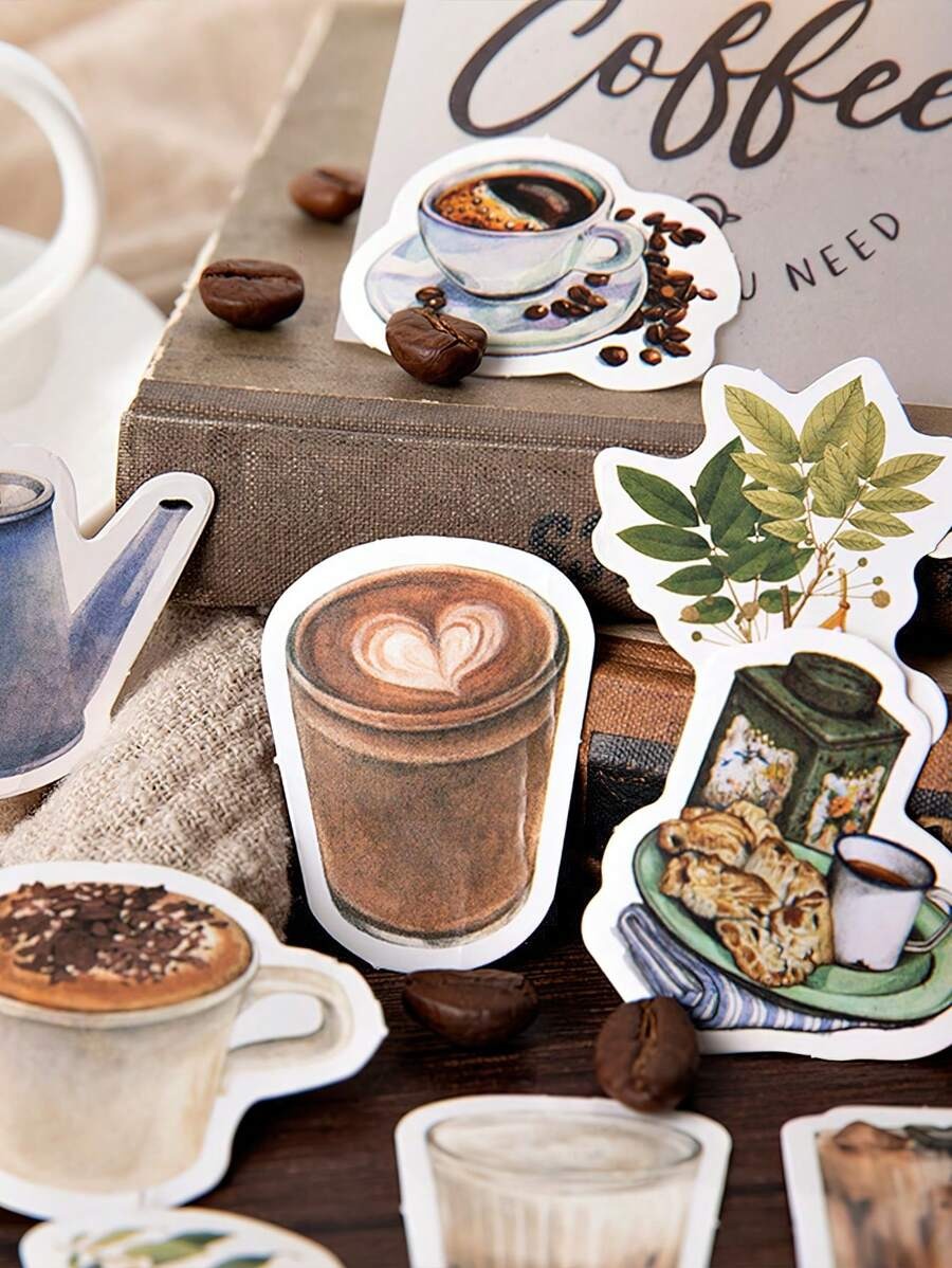46 pezzi modello misto Assorizzato multiuso decorativo Adesivo per DIY conto a mano Decorazioni