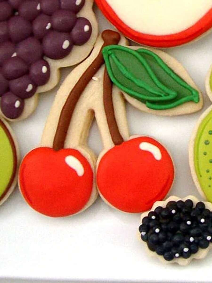 1 pezzo Stampo per biscotti in acciaio inossidabile a forma di banana, fragola e mela per la panificazione fai da te