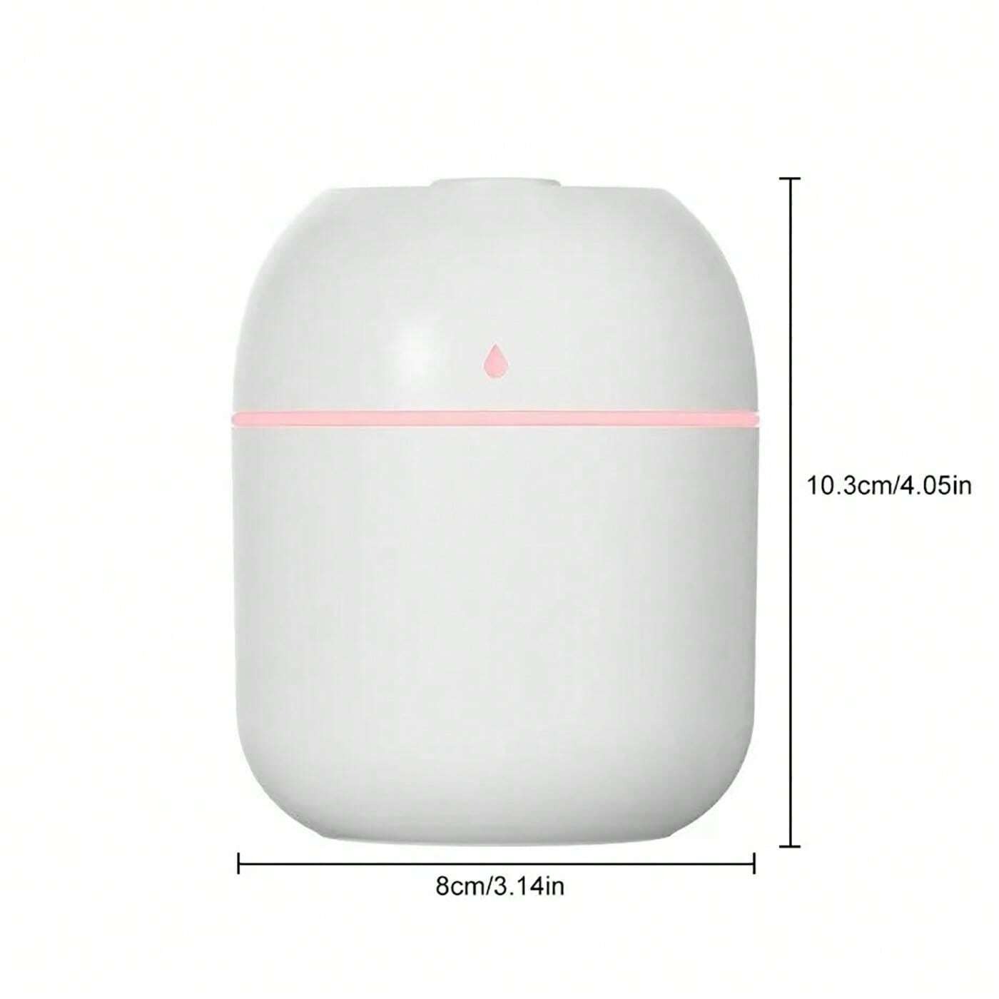 1 pezzo Mini umidificatore portatile silenzioso alimentato a USB, umidificatore d''acqua portatile per casa/ufficio/scrivania