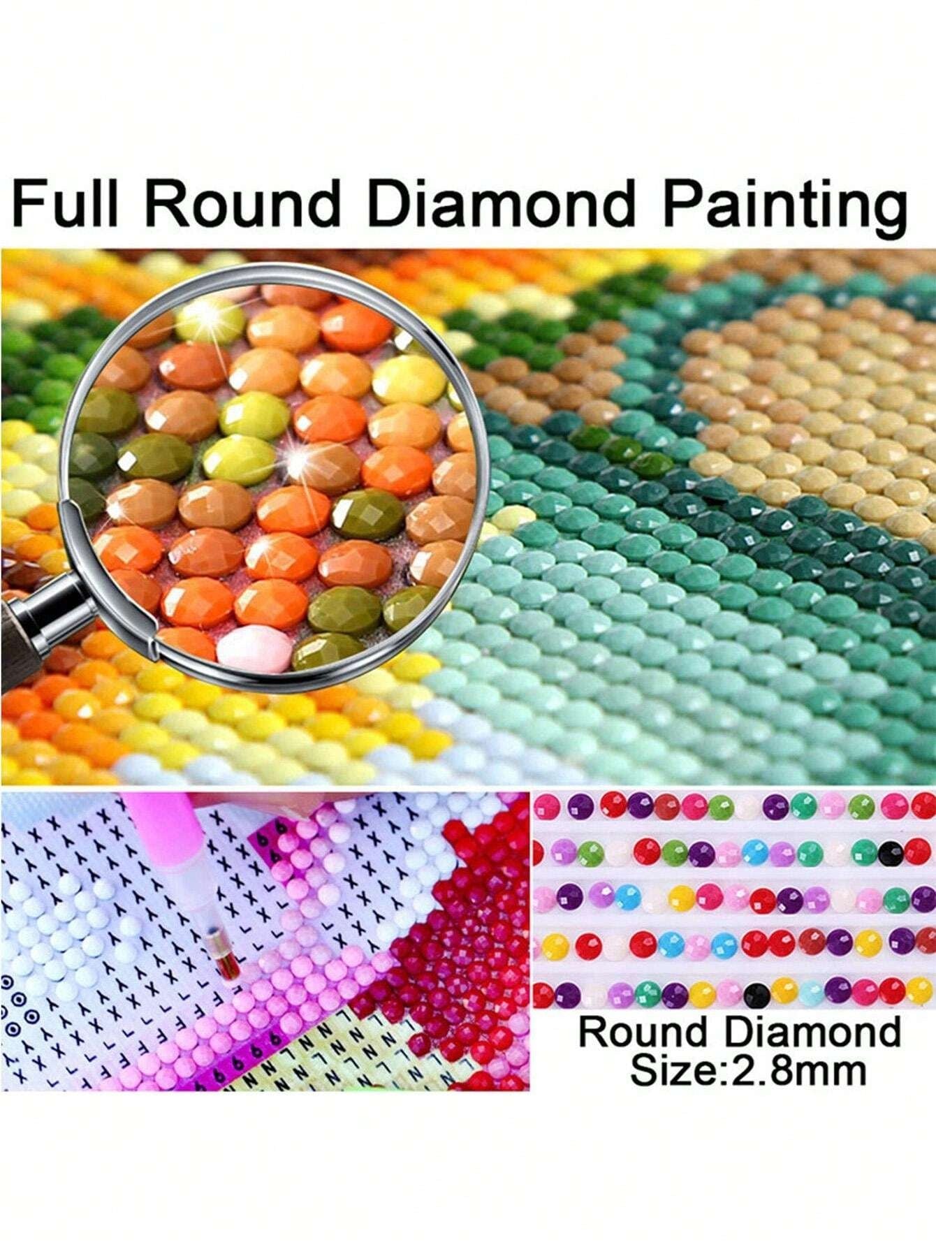 Kit di pittura diamantata 5D - Doppio Drago Yin Yang, arte diamante a tutto tondo, artigianato drago e drago cartoni animati, tema animale, decorazione per la casa fai-da-te - 40x50cm
