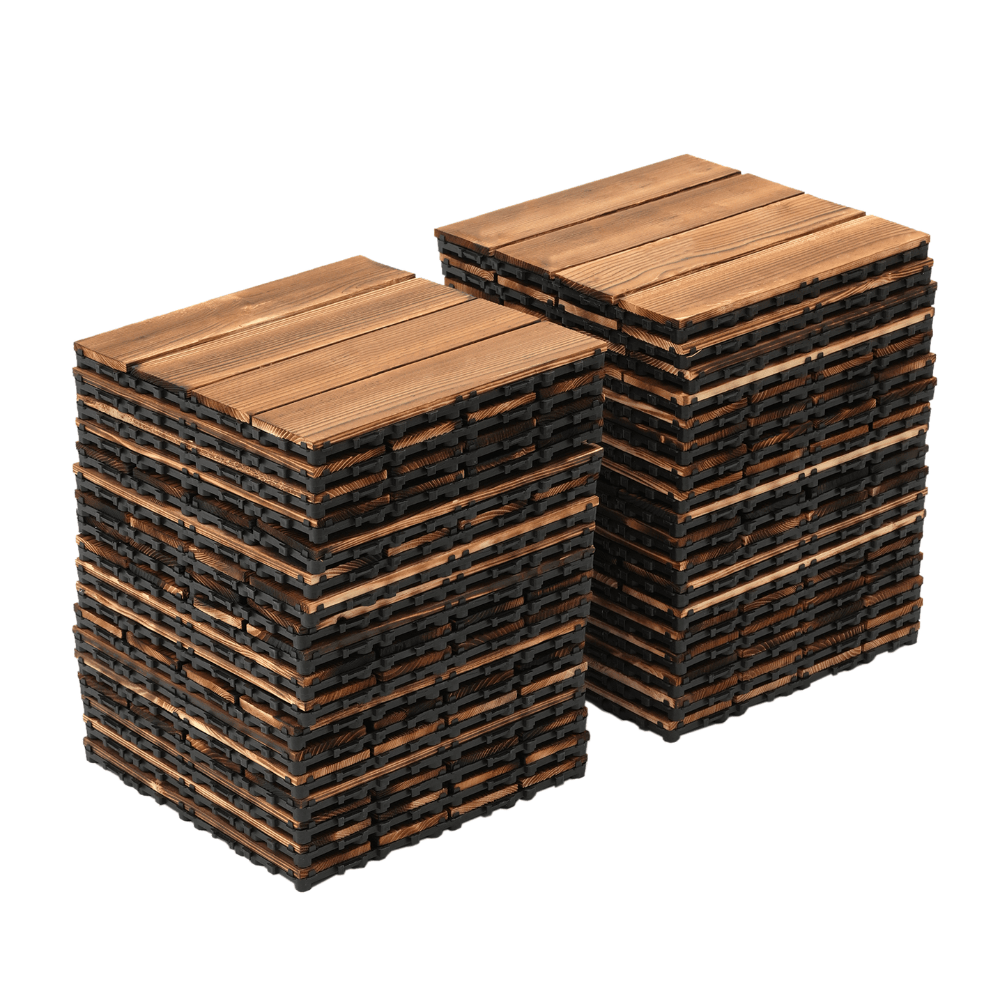 YUNRUX 36* Piastrelle per terrazza ad incastro in legno duro Piastrelle per terrazza in legno di acacia 30x30 cm Piastrelle per terrazza in legno duro ad incastro Piastrelle per terrazza balcone giardino