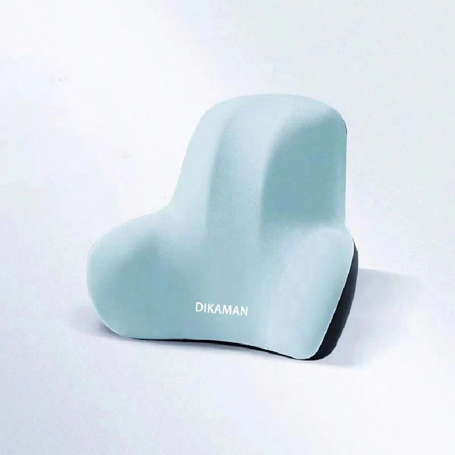 Set di cuscino di supporto lombare ergonomico per sedia da ufficio, schienale e seduta in memory foam, rivestimento in poliestere morbido, design confortevole per il sollievo