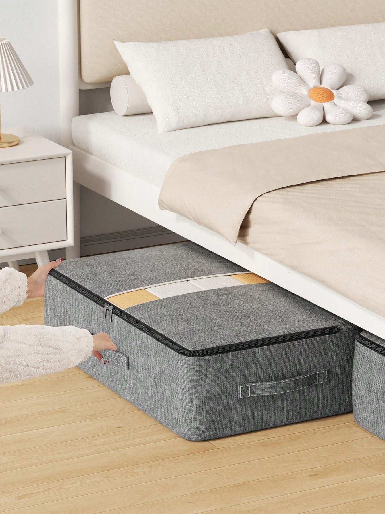1 pezzo Borsa per lo stoccaggio sotto il letto, per sfruttare appieno lo spazio sotto il letto, borsa pieghevole per lo stoccaggio, borsa per armadio, borsa per indumenti