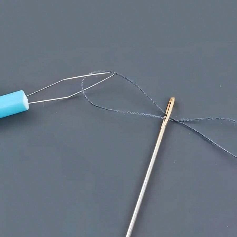 5/10 pezzi Infilafili di plastica colorati - Set di infilafili cilindrici, accessori per cucito fai-da-te, strumento per infilare facilitato, aiuto per aghi da perle, dispositivo per aghi adatto agli anziani