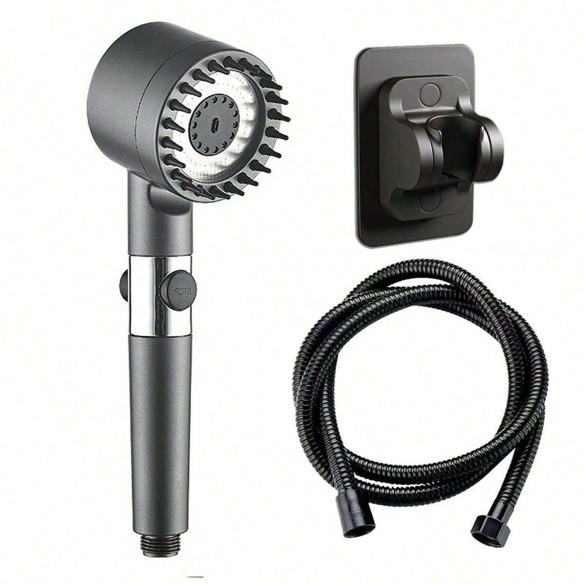 Soffione doccia portatile, flusso d'acqua ad alta pressione e modalità di spruzzo multiple, soffione doccia con filtro, pulizia potente per acqua dura, soffione doccia con interruttore ON/OFF