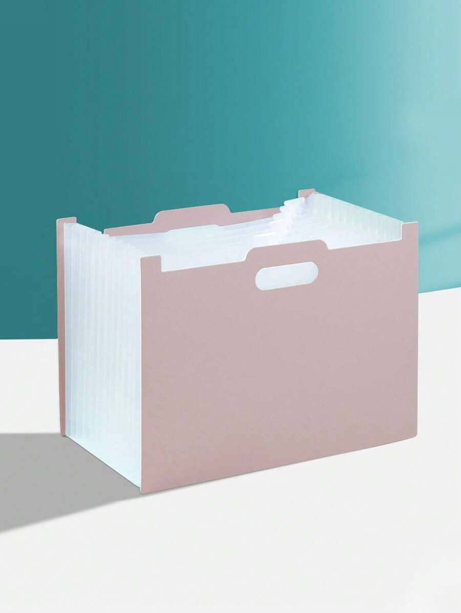 Cartella espandibile formato A4 - 13 tasche, organizer a fisarmonica per documenti, portatile e con impugnatura, multilivello, per studenti, documenti, elaborati, grande capacità, organizer da scrivania