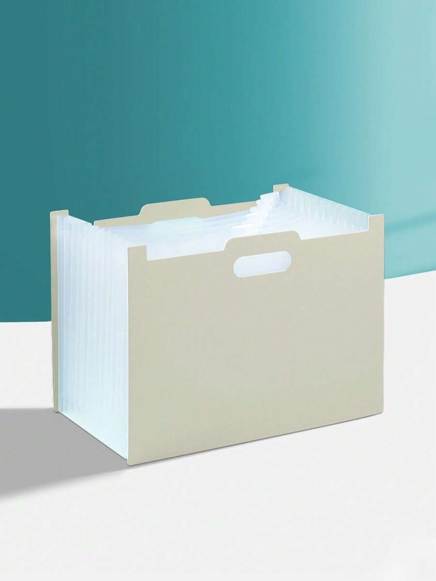 Cartella espandibile formato A4 - 13 tasche, organizer a fisarmonica per documenti, portatile e con impugnatura, multilivello, per studenti, documenti, elaborati, grande capacità, organizer da scrivania