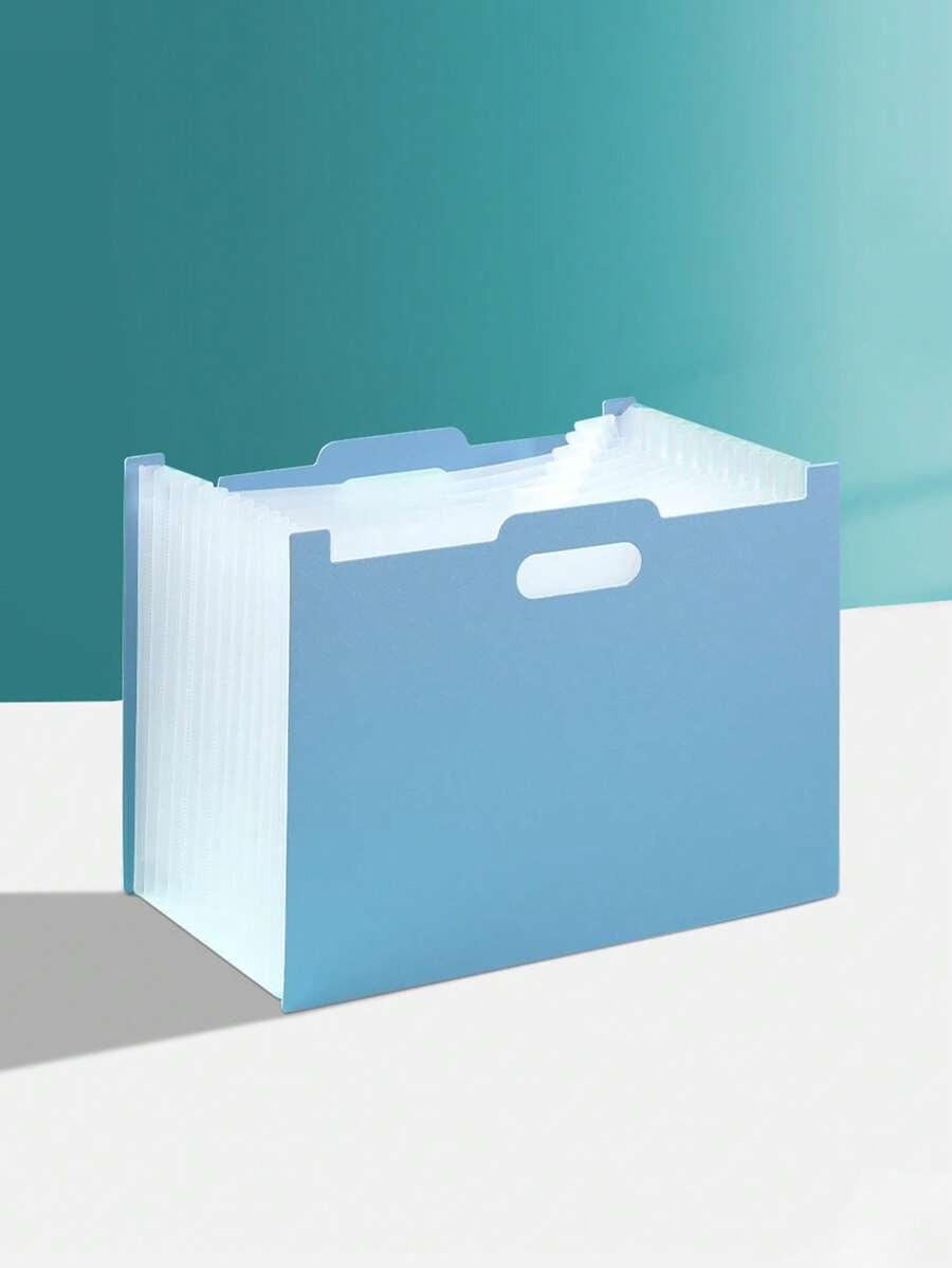 Cartella espandibile formato A4 - 13 tasche, organizer a fisarmonica per documenti, portatile e con impugnatura, multilivello, per studenti, documenti, elaborati, grande capacità, organizer da scrivania