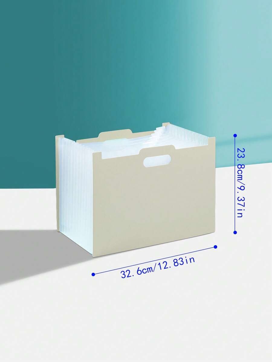 Cartella espandibile formato A4 - 13 tasche, organizer a fisarmonica per documenti, portatile e con impugnatura, multilivello, per studenti, documenti, elaborati, grande capacità, organizer da scrivania