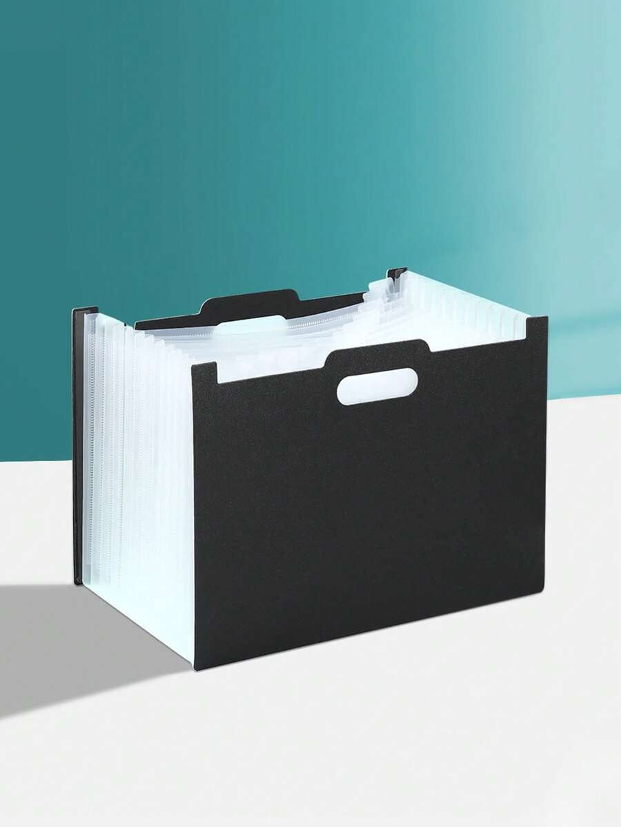 Cartella espandibile formato A4 - 13 tasche, organizer a fisarmonica per documenti, portatile e con impugnatura, multilivello, per studenti, documenti, elaborati, grande capacità, organizer da scrivania