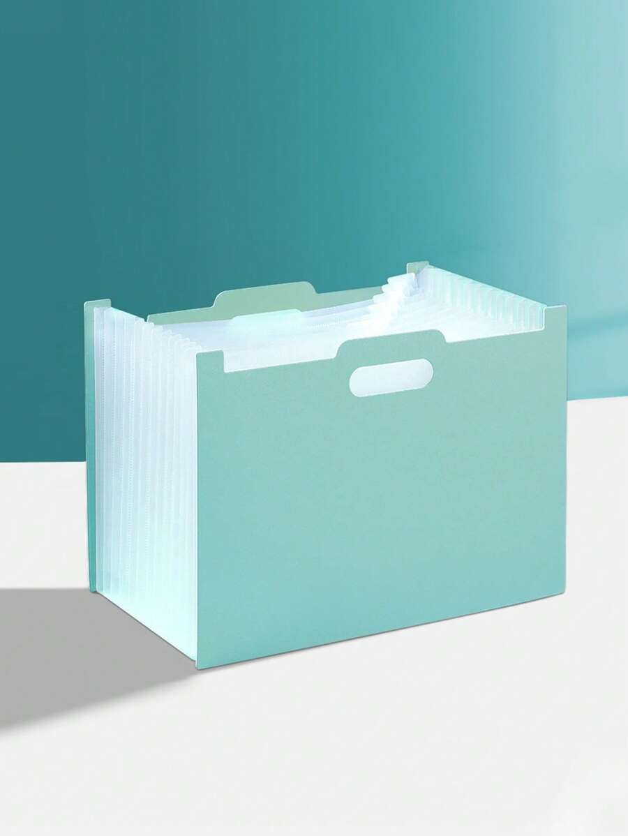 Cartella espandibile formato A4 - 13 tasche, organizer a fisarmonica per documenti, portatile e con impugnatura, multilivello, per studenti, documenti, elaborati, grande capacità, organizer da scrivania