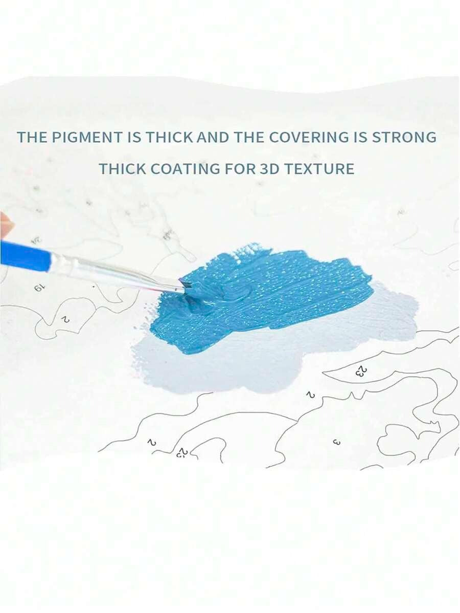 Artistica Pittura a Numeri Fai-da-Te, Kit di Pittura ad Olio Artistica per Decorazione della Camera da Letto e Decorazione Murale, Metodo di Pittura Semplice e Divertente, Nessun Requisito di Base per il Disegno