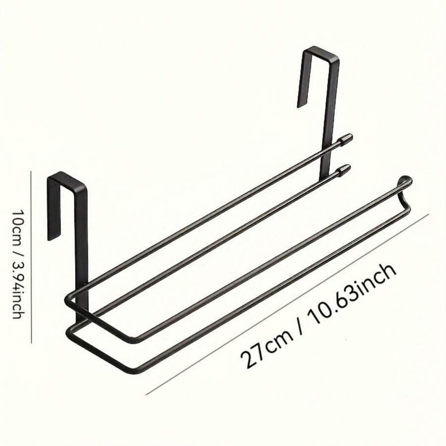 1 pezzo Semplice portaoggetti per cucina/bagno, utilizzabile come portarotolo di carta, portasalviette di carta, portastracci, disponibile in varie dimensioni e tipologie.