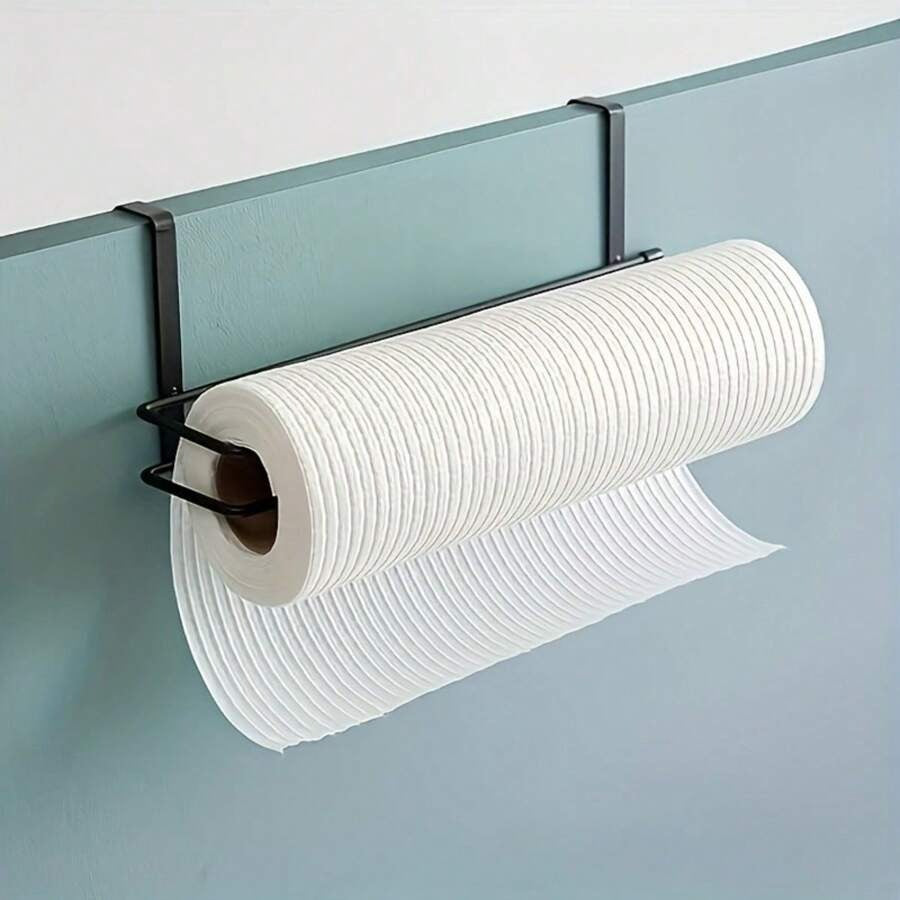 1 pezzo Semplice portaoggetti per cucina/bagno, utilizzabile come portarotolo di carta, portasalviette di carta, portastracci, disponibile in varie dimensioni e tipologie.