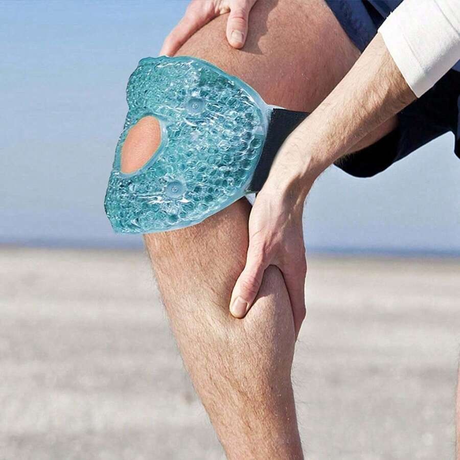Confezione grande da ghiaccio: 1 confezione di borsa riutilizzabile per caldo e freddo - Fasce per caviglia, testa, spalla, gamba e ginocchio, regali per mamme, regali per uomini, regali per donne