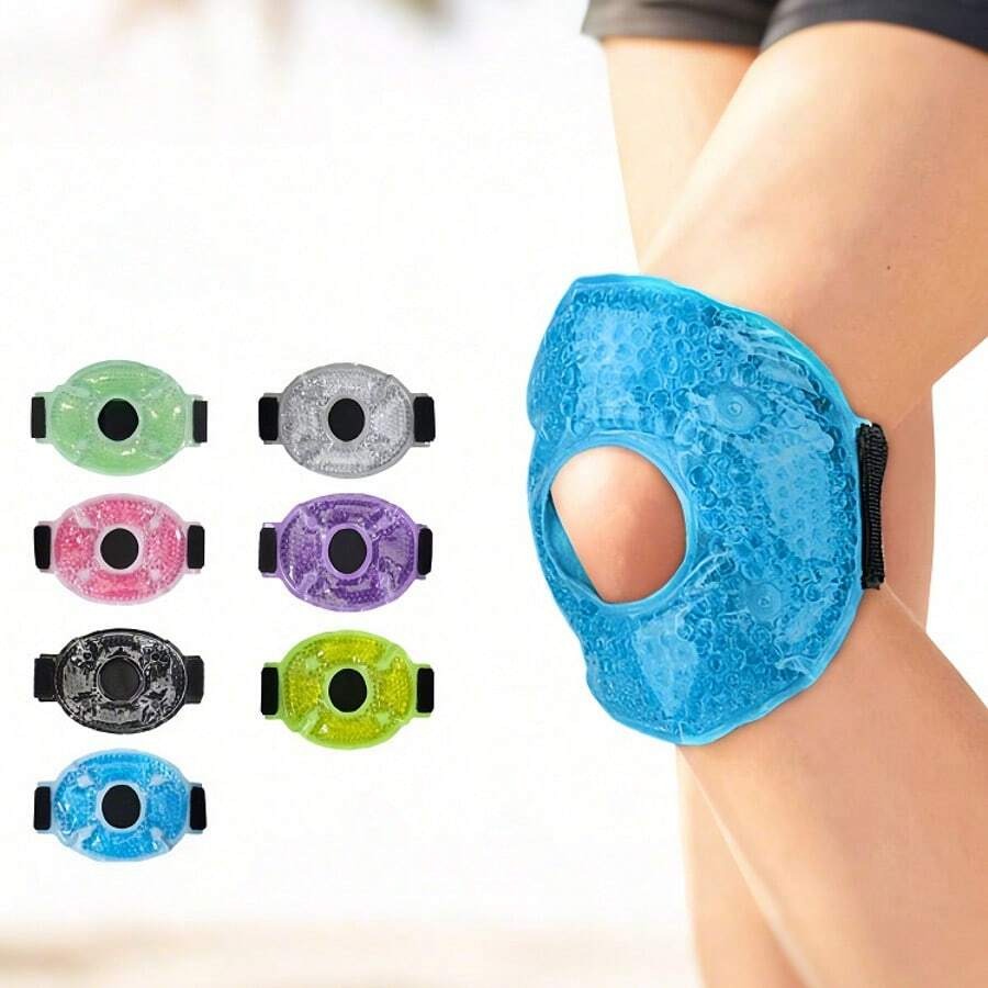 Confezione grande da ghiaccio: 1 confezione di borsa riutilizzabile per caldo e freddo - Fasce per caviglia, testa, spalla, gamba e ginocchio, regali per mamme, regali per uomini, regali per donne