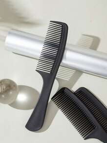1 pezzo Pettine per taglio di capelli spesso in materiale ABS, pettine da parrucchiere specifico per taglio e acconciatura capelli piatti, pettine per capelli lisci, unisex, elementi essenziali da viaggio