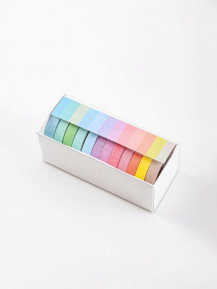 Nastro adesivo con gradiente arcobaleno fai-da-te, lunghezza estesa di 2 metri, forniture per studenti per il ritorno a scuola