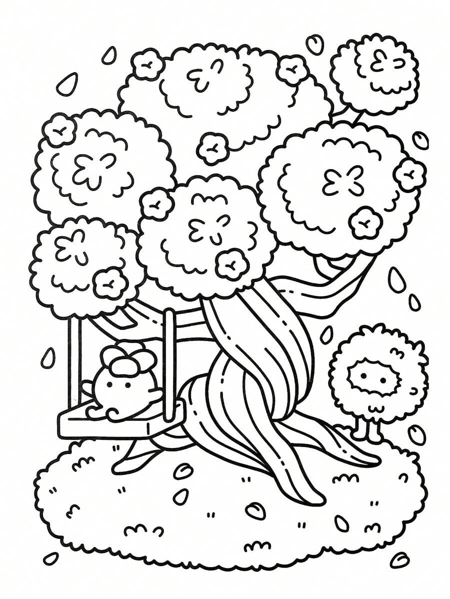 Libro da colorare FRESH GLOW Coco di 40 pagine per adulti e bambini, audace e facile, con disegni semplici e grandi per il relax. Libro da colorare per Natale, Ognissanti, regali di compleanno
