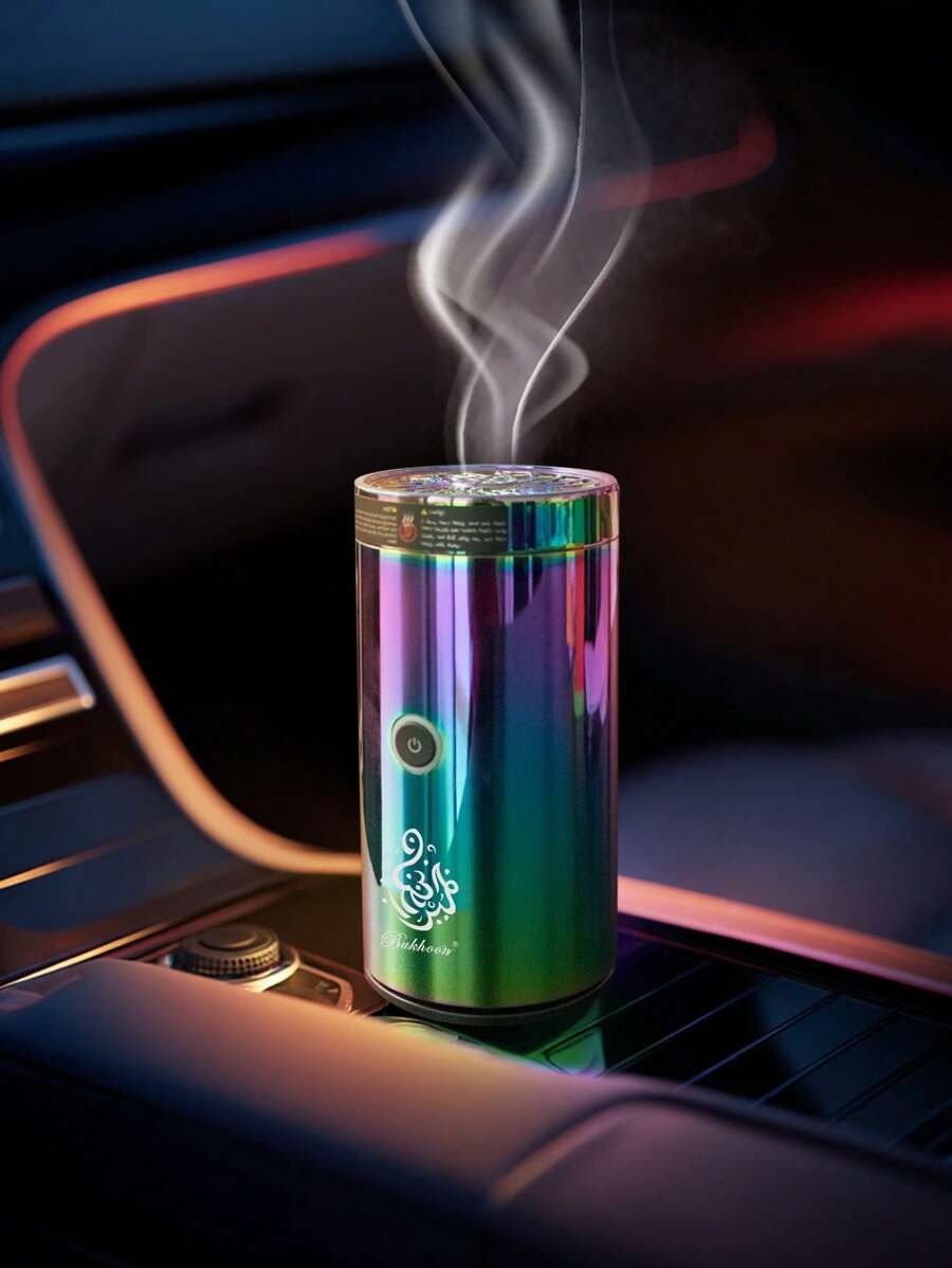 bukhoon Bruciatore di incenso per auto elettronico Bukhoon, macchina per aromaterapia, bruciatore di bakhoor per auto, sport e riposo durante la guida