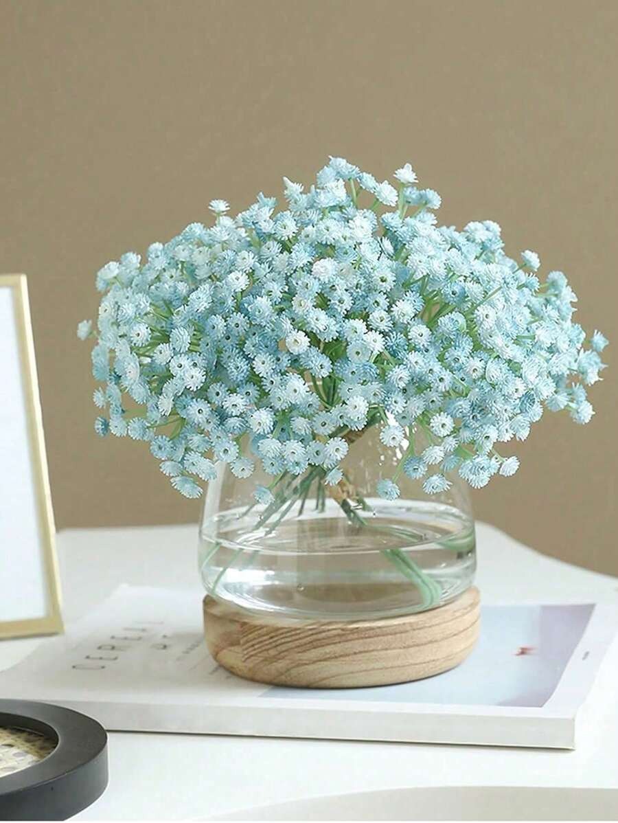 Fiori artificiali Fiore di respiro di bambino Fiore finto Gypsophila, Roose Gypsophila Fiori artificiali Piante di Gypsophila Fiori di Gypsophila profumo artificiale