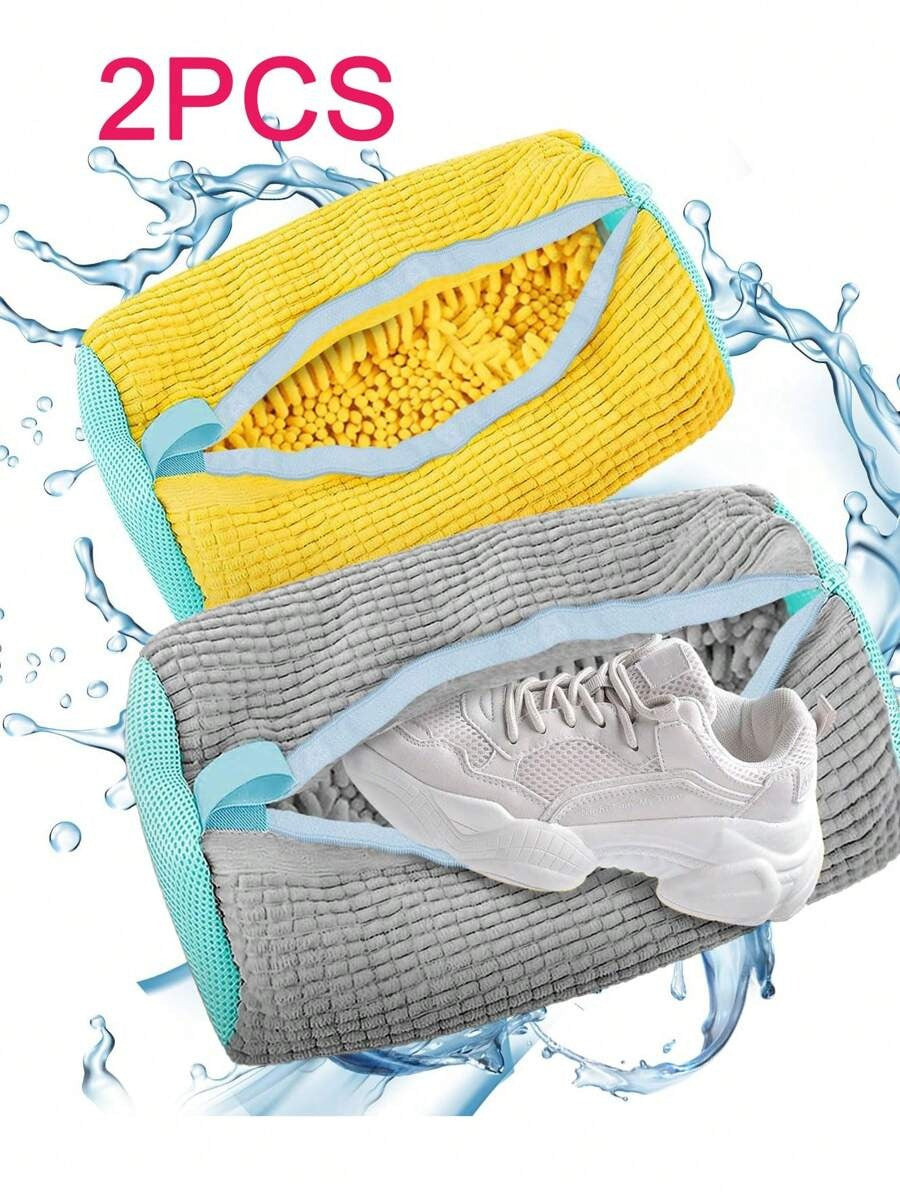 sacche per scarpe per lavatrice, sacche riutilizzabili in microfibra per lavare le scarpe, sacche invisibili con cerniera per scarpe da sport, sacche a rete per lavare le scarpe, sacche per lavare le scarpe