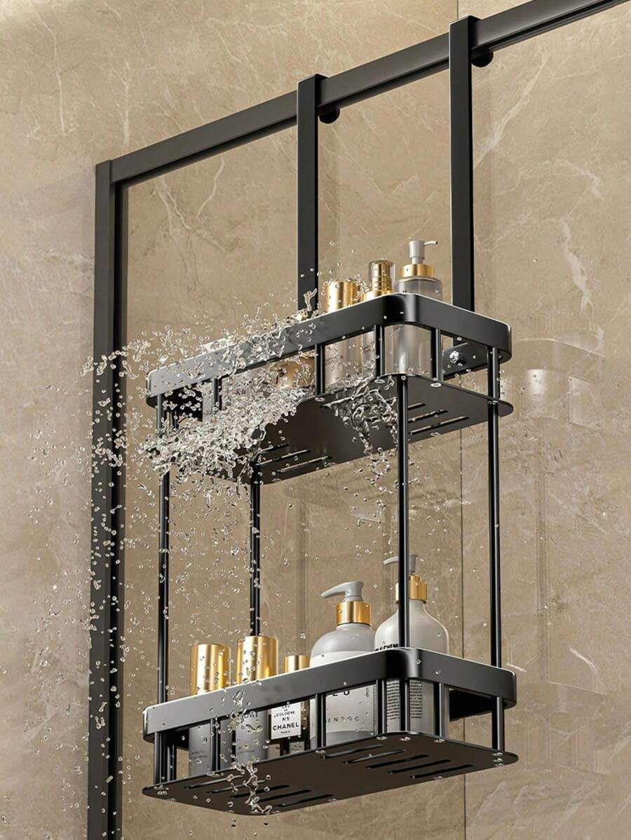 1 pezzo Porta Oggetti da posizionare sulla porta senza foratura, Organizer multifunzionale per camera da letto, cucina, dispensa, bagno e arredamento estivo