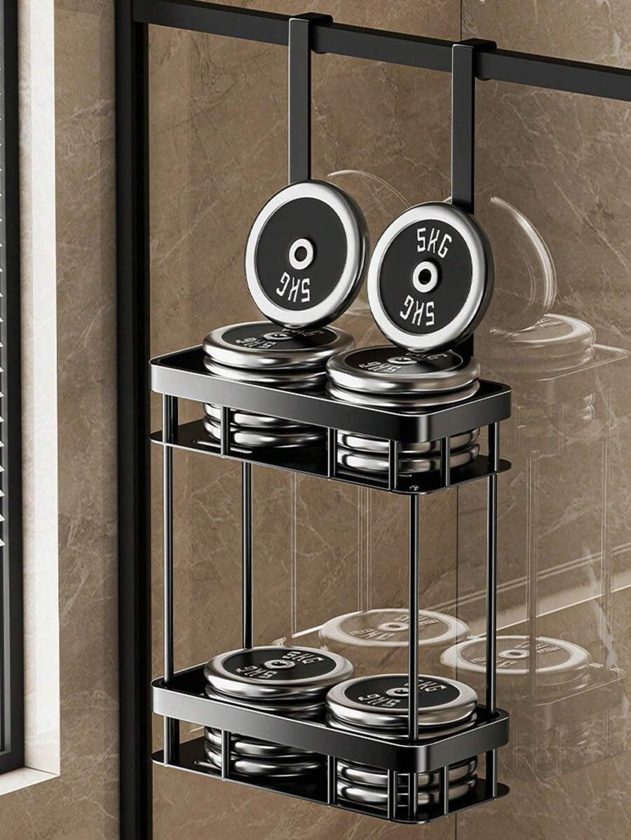 1 pezzo Porta Oggetti da posizionare sulla porta senza foratura, Organizer multifunzionale per camera da letto, cucina, dispensa, bagno e arredamento estivo