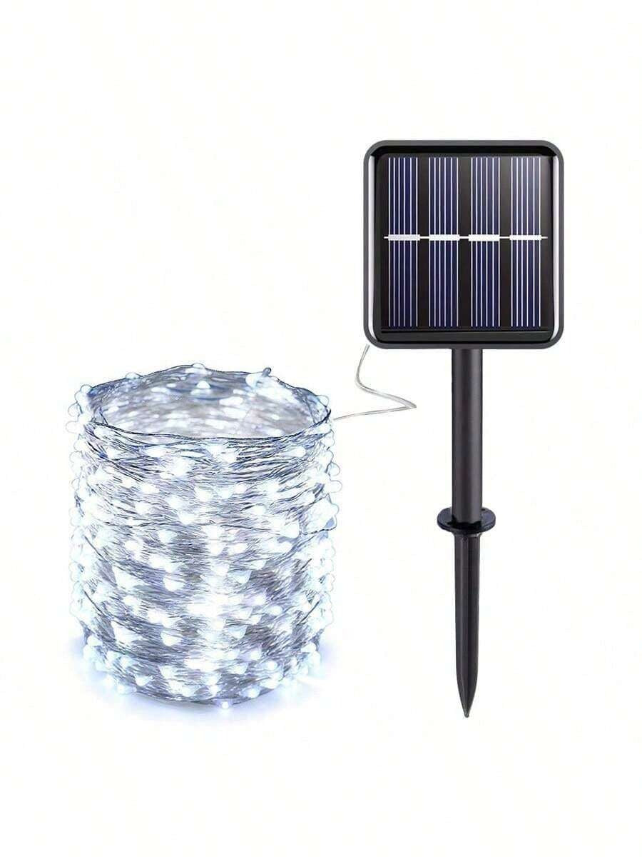 Luci a energia solare a LED impermeabili da esterno, luci a cascata per Natale, Ognissanti, decorazione da giardino, feste