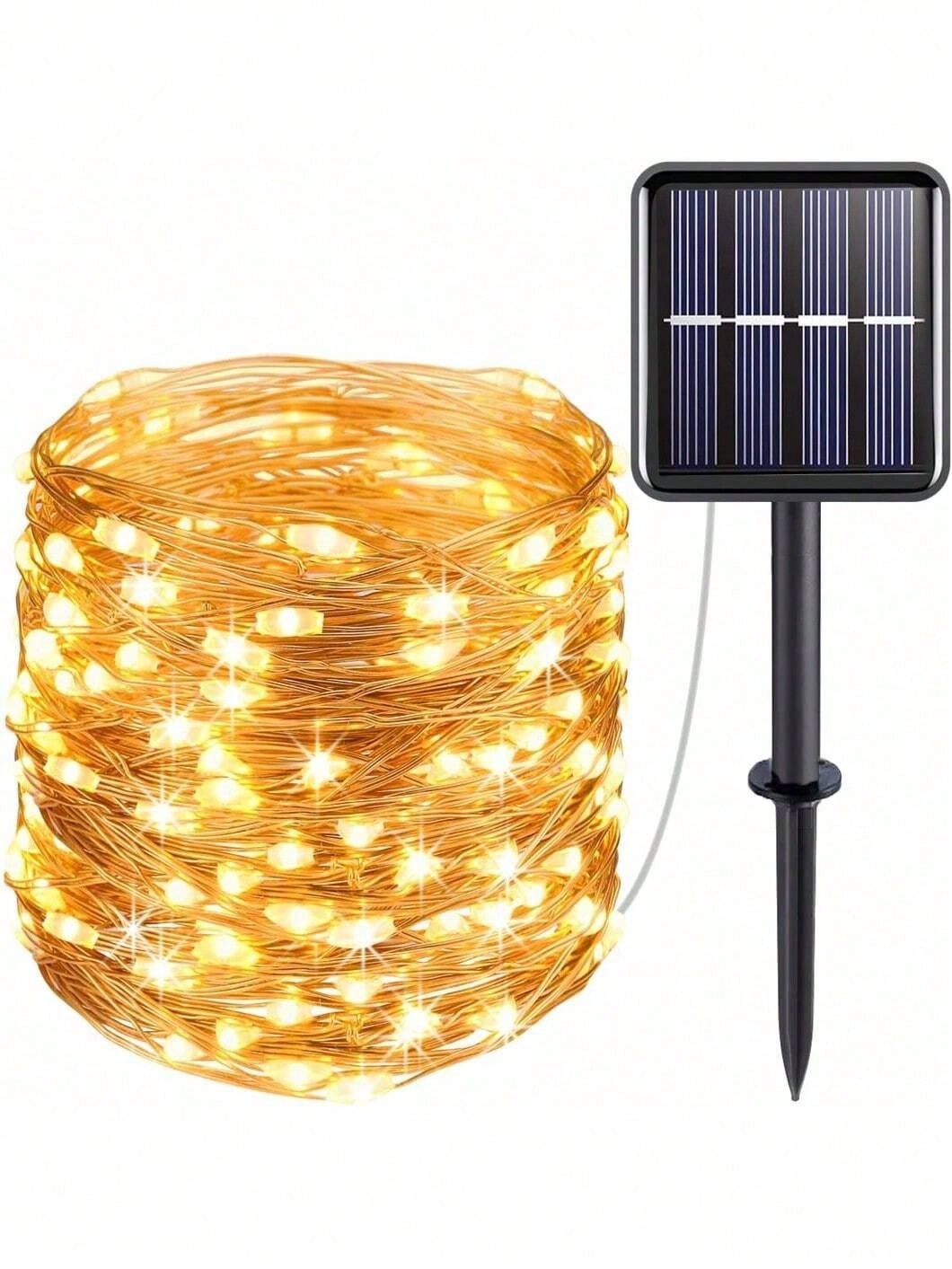 Luci a energia solare a LED impermeabili da esterno, luci a cascata per Natale, Ognissanti, decorazione da giardino, feste