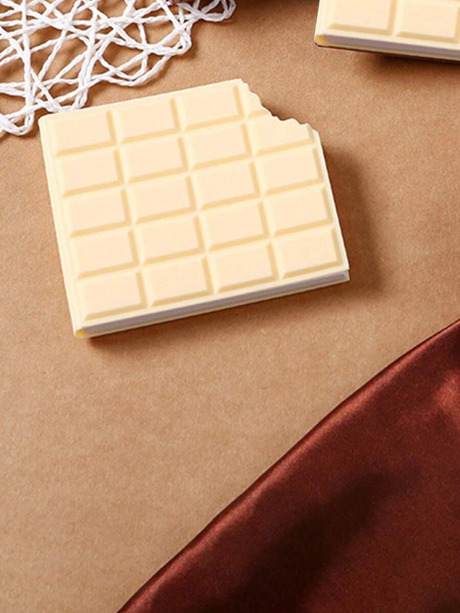 set di cancelleria a tema cioccolato con blocco note, penna a sfera, gomma da cancellare, forniture per il ritorno a scuola