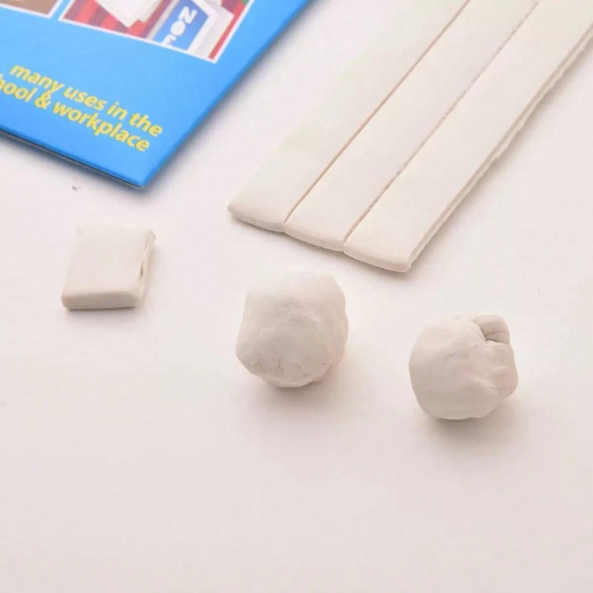 50g Colla adesiva appiccicosa, pasta adesiva riutilizzabile, forniture scolastiche, back to school