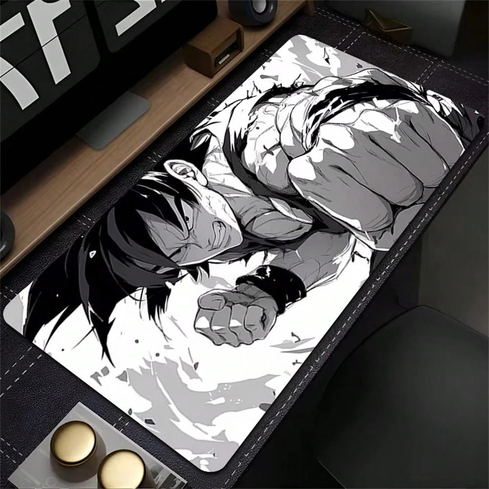 Tappetino per mouse anime giapponese popolare, tappetino da scrivania antiscivolo con cartone animato, accessori per computer, tappetino per mouse da gioco esteso per laptop, preferito dai fan degli anime