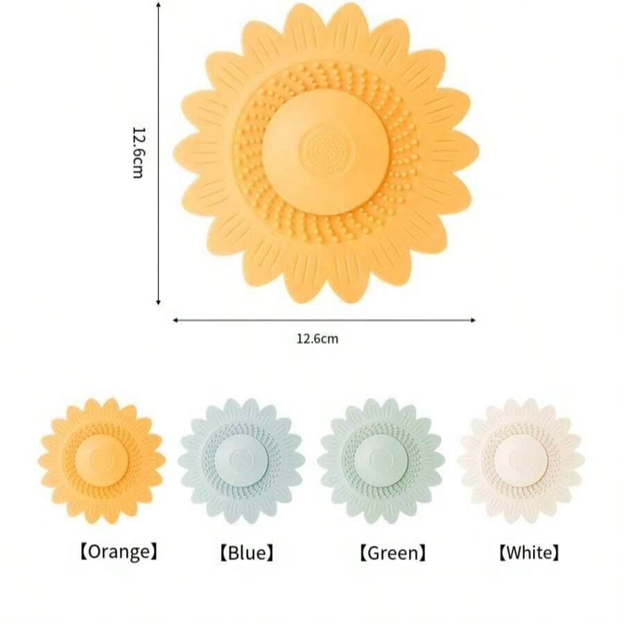 1 pezzo Filtro per lavandino a pressione, copertura per scarico a pavimento, tappo per scarico anti-odore, copertura per scarico doccia cattura capelli