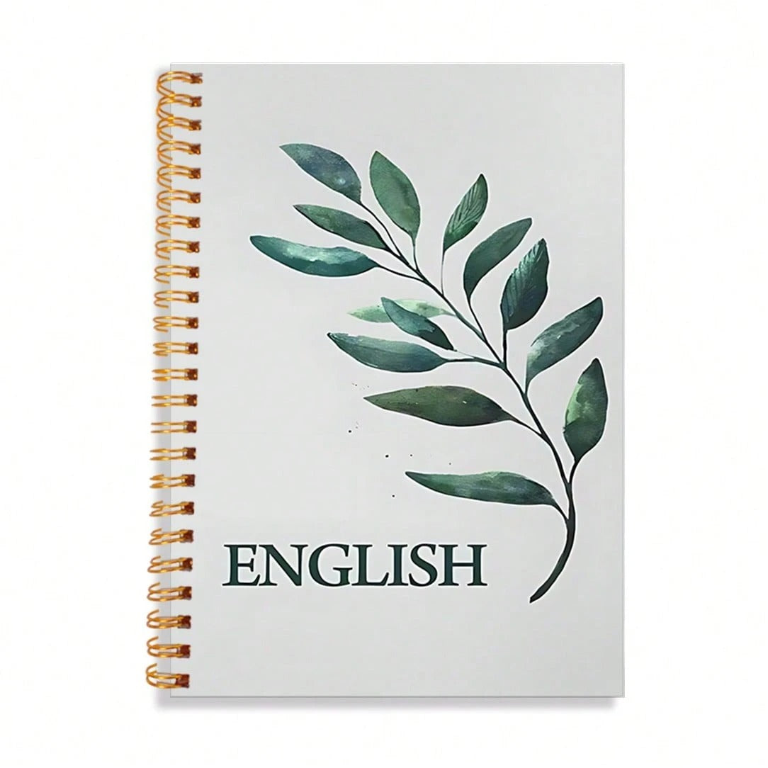 Quaderno spiralato A5 con design floreale elegante, perfetto per la scrittura quotidiana e gli appunti. Ideale come regalo per studenti e amici, essenziale per il ritorno a scuola